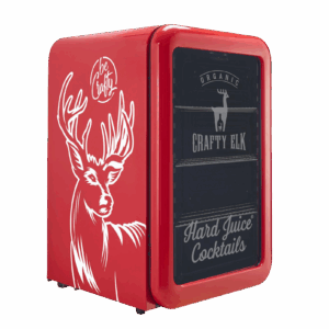 Red Cocktail Fridge